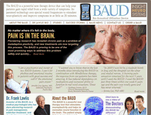 Tablet Screenshot of baudtherapy.com